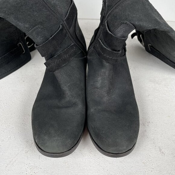 UGG Riding Boots Womens 8.5 Darcie Black Knee High - Picture 10 of 10